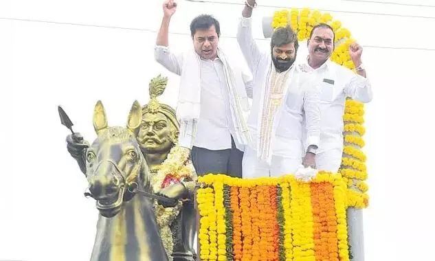 బహుజన ఆత్మగౌరవానికి ప్రతీక సర్దార్ సర్వాయి పాపన్న : కేటీఆర్